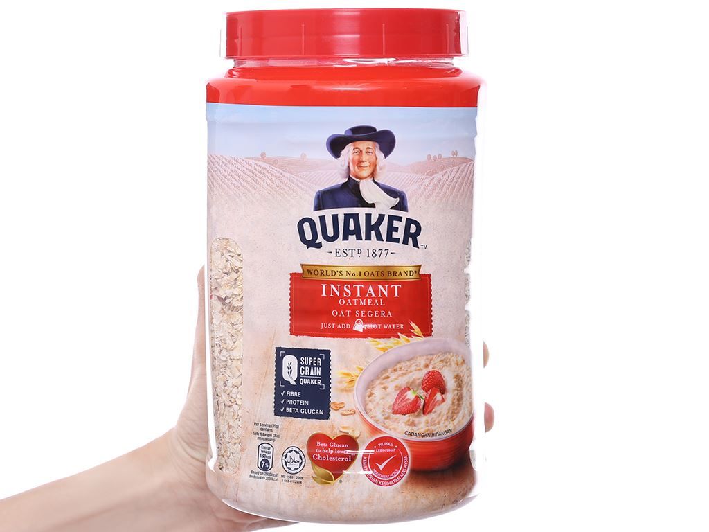 Yến mạch ăn liền Quaker hộp 600g