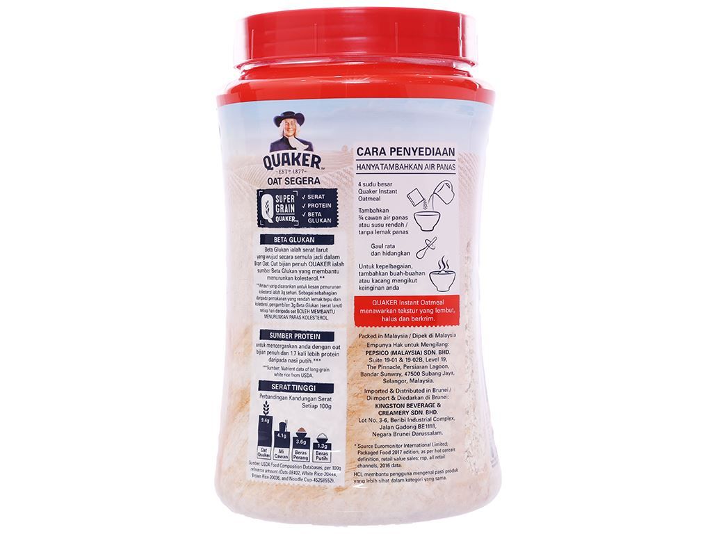 Yến mạch ăn liền Quaker hộp 600g