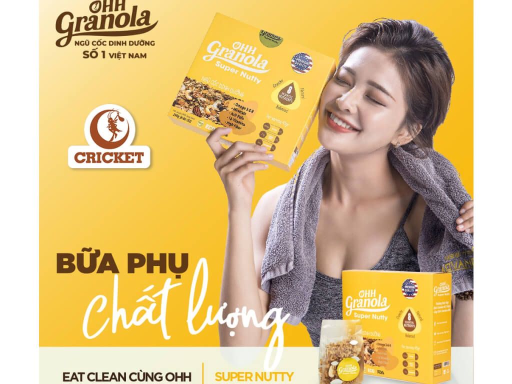 Ngũ cốc dinh dưỡng Ohh Granola hộp 250g