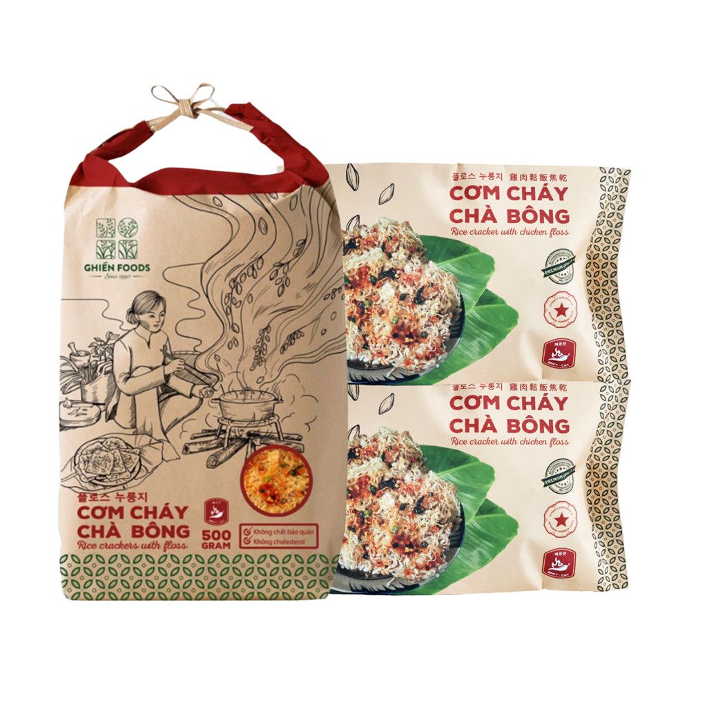 Cơm cháy chà bông vị gà cay - 1kg