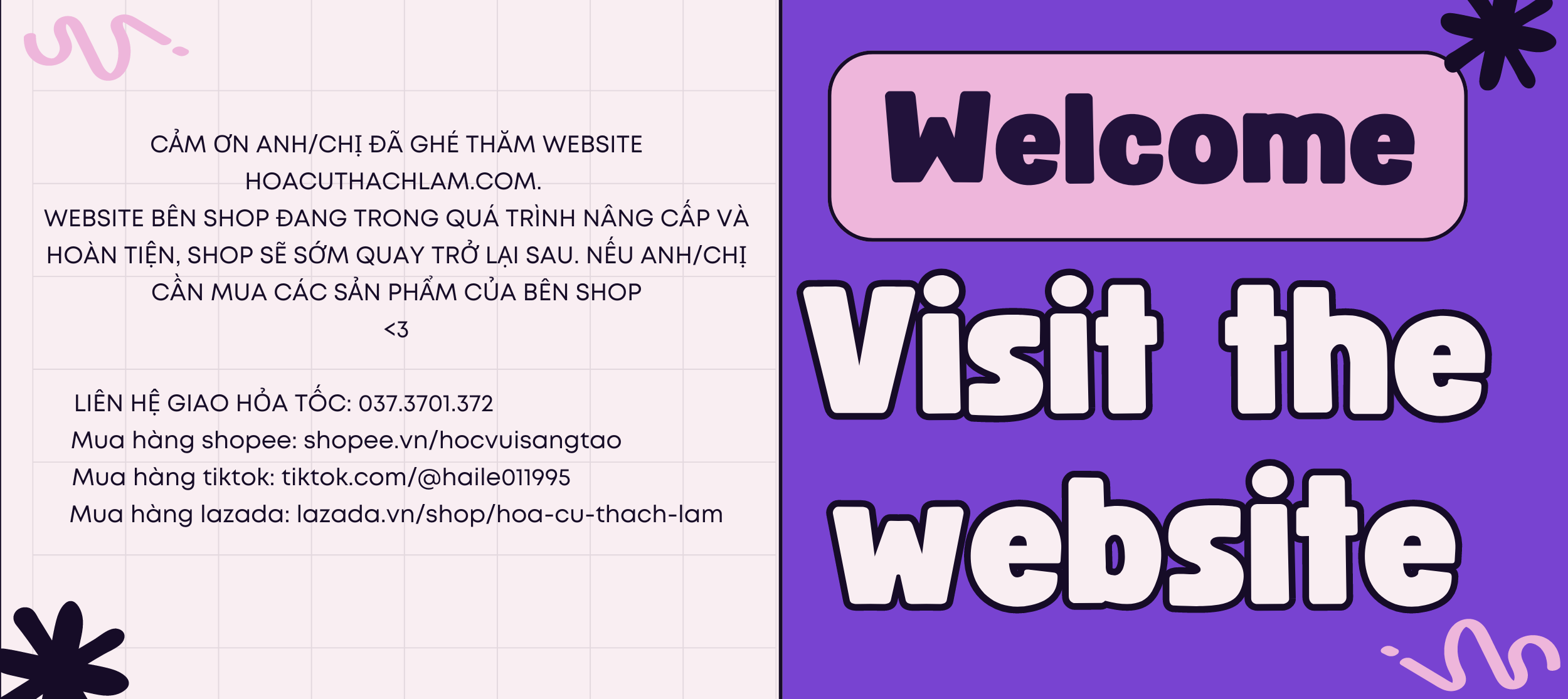 banner bảo trì