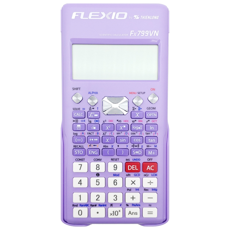 Máy Tính Khoa Học Flexio - Thiên Long Fx799VN - Màu Tím