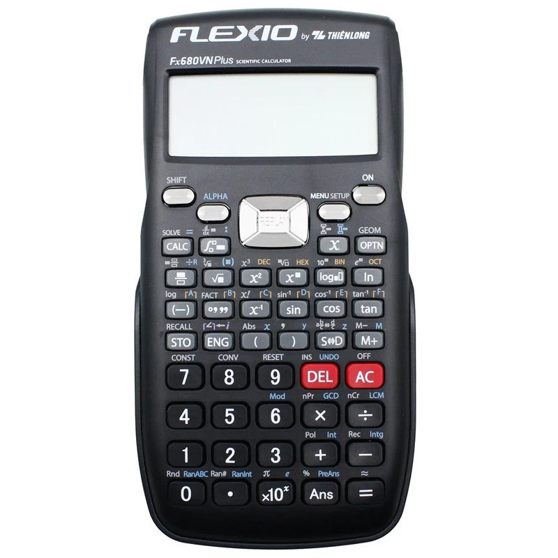 Máy Tính Khoa Học Thiên Long Flexio Fx680VN Plus - Màu Đen