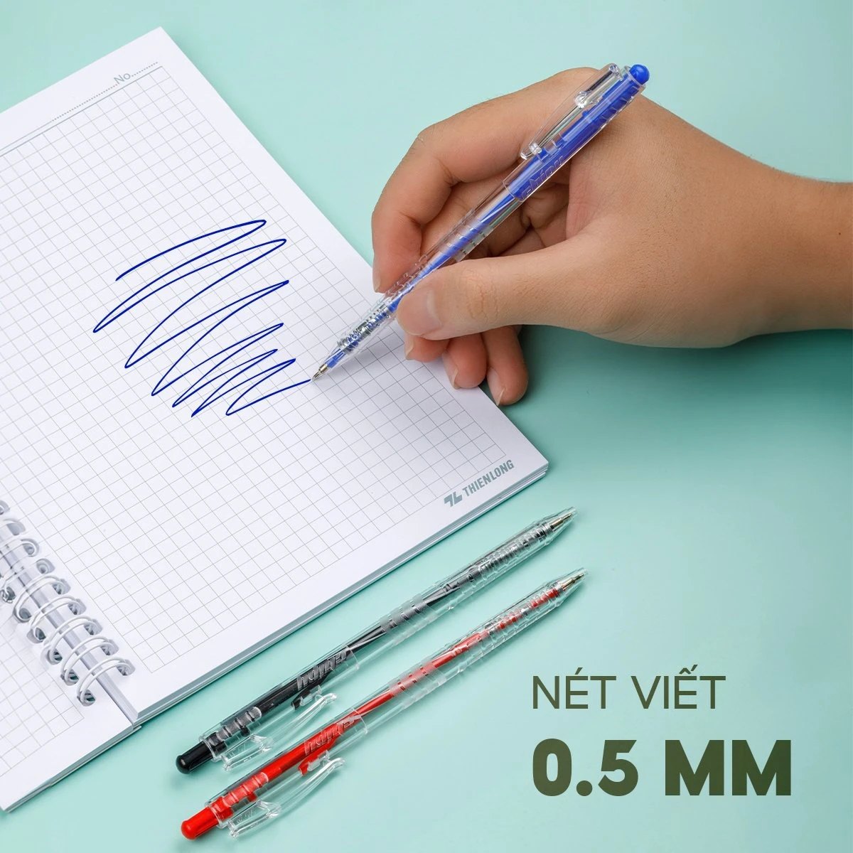 Bút Bi Thiên Long TL-089 - Mực Xanh