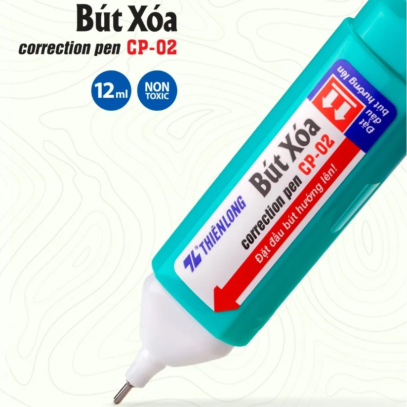 Bút Xóa 12 ml - Thiên Long CP-02 - Xanh Mint