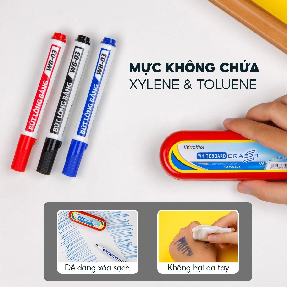 Bút Lông Bảng Thiên Long WB-03 - Mực Xanh