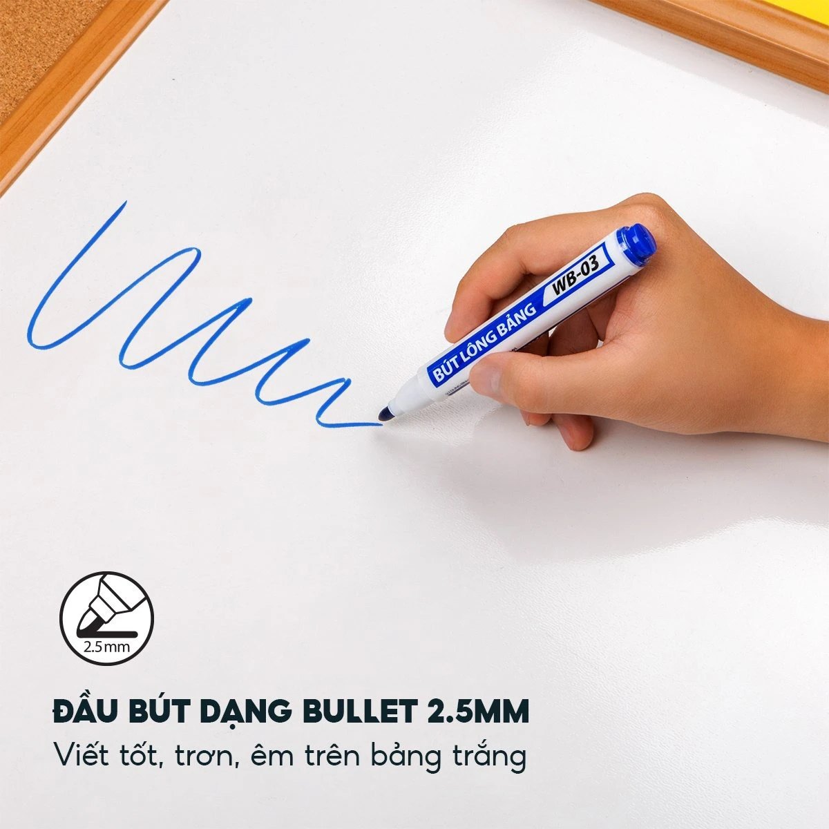 Bút Lông Bảng Thiên Long WB-03 - Mực Xanh