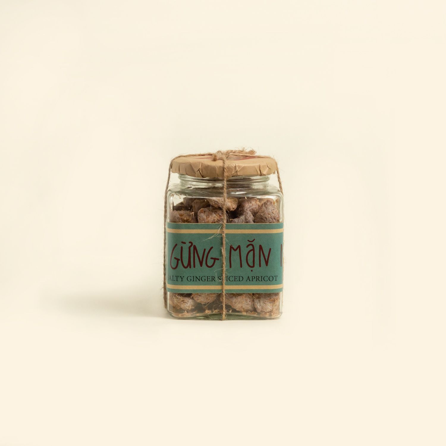 Ô mai mơ gừng mặn ngọt (Lọ 300g)