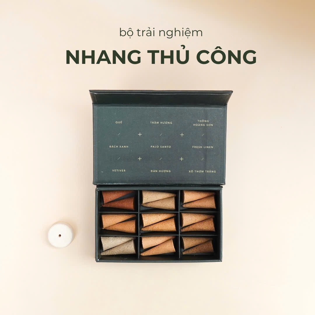 Bộ trải nghiệm nhang thủ công (9 loại)