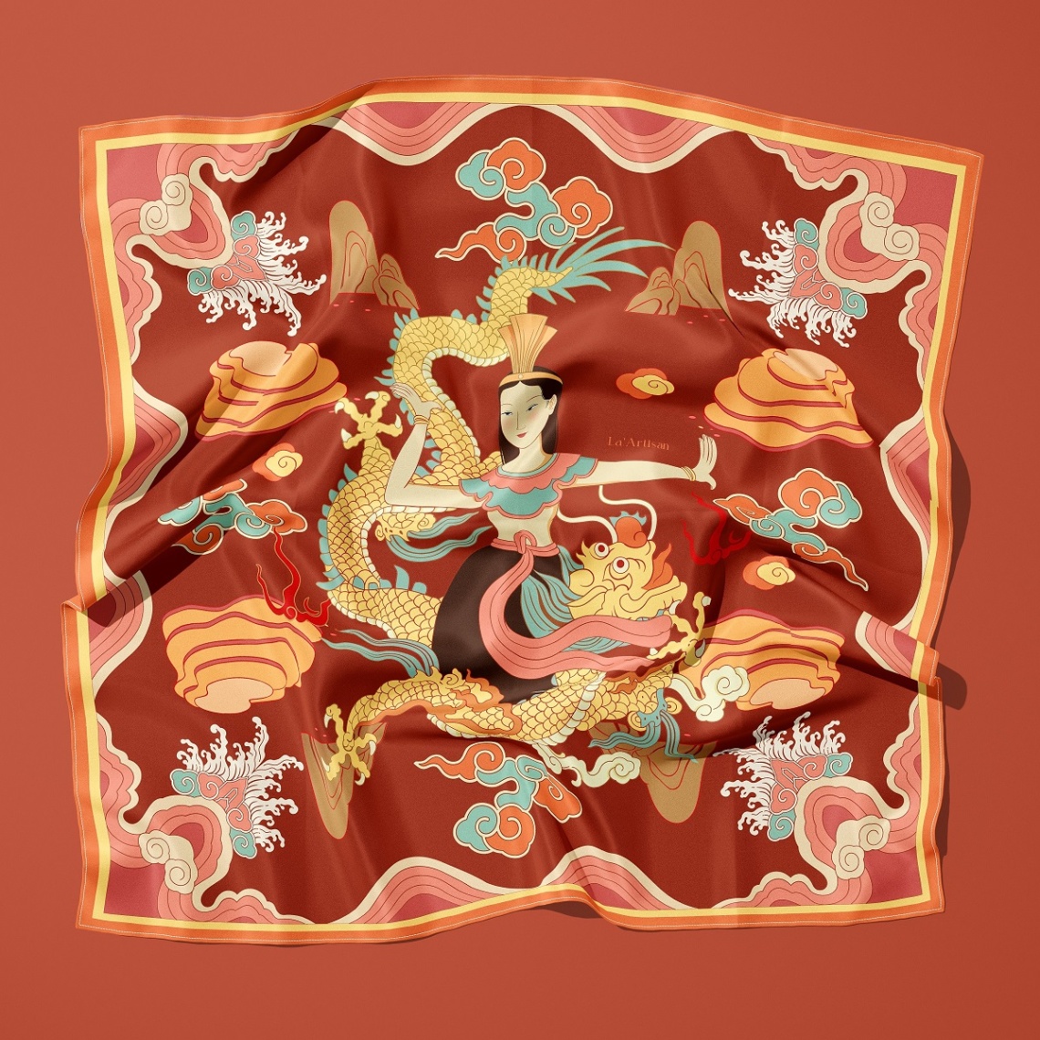 Khăn Mẹ Âu Cơ (60x60cm)