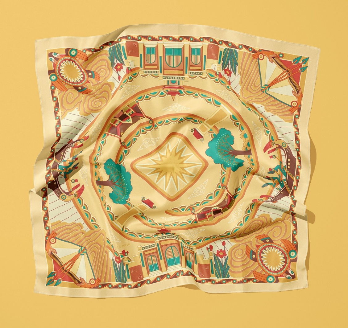 Khăn thành Cổ Loa (60x60cm)