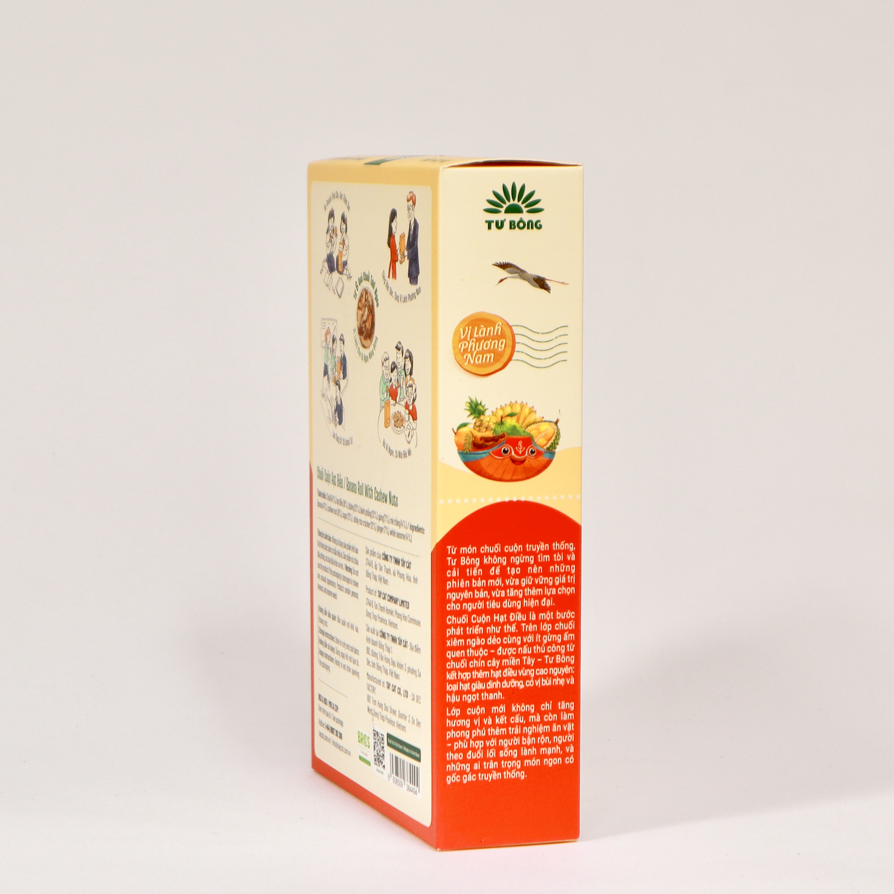 Chuối cuộn hạt điều 120g