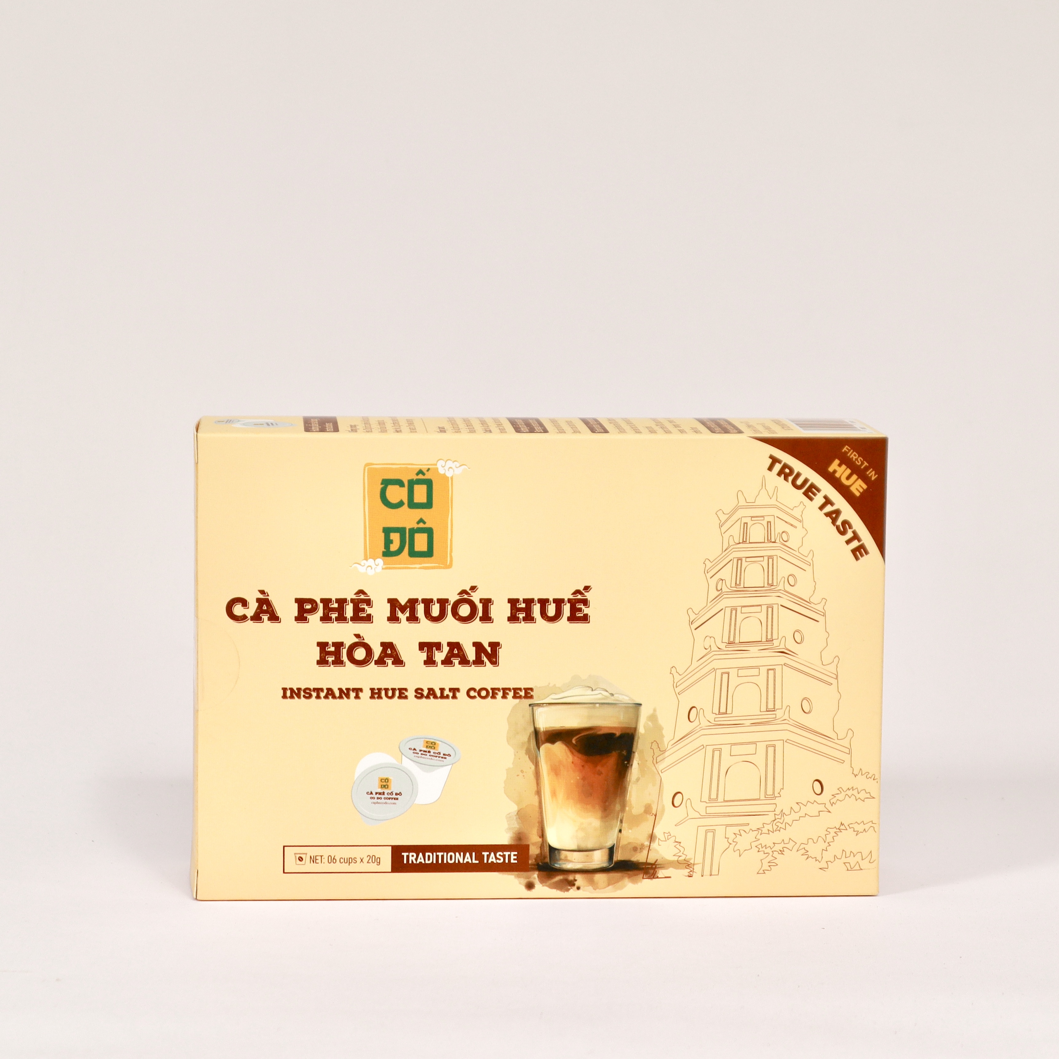 Hộp Cà Phê Muối Huế Hòa Tan (Gu Đậm)