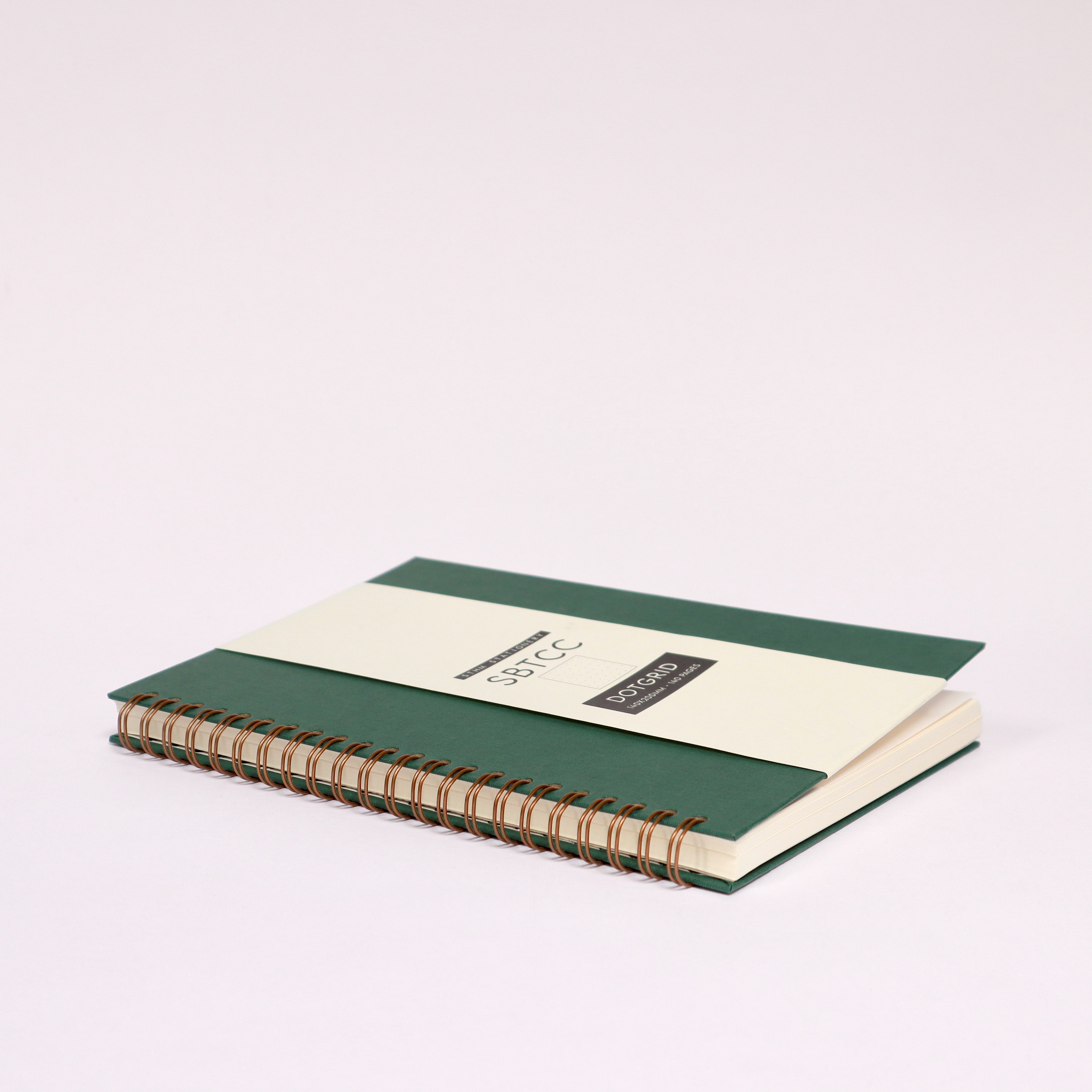 Sổ bìa trơn cao cấp A5 - Dark Green