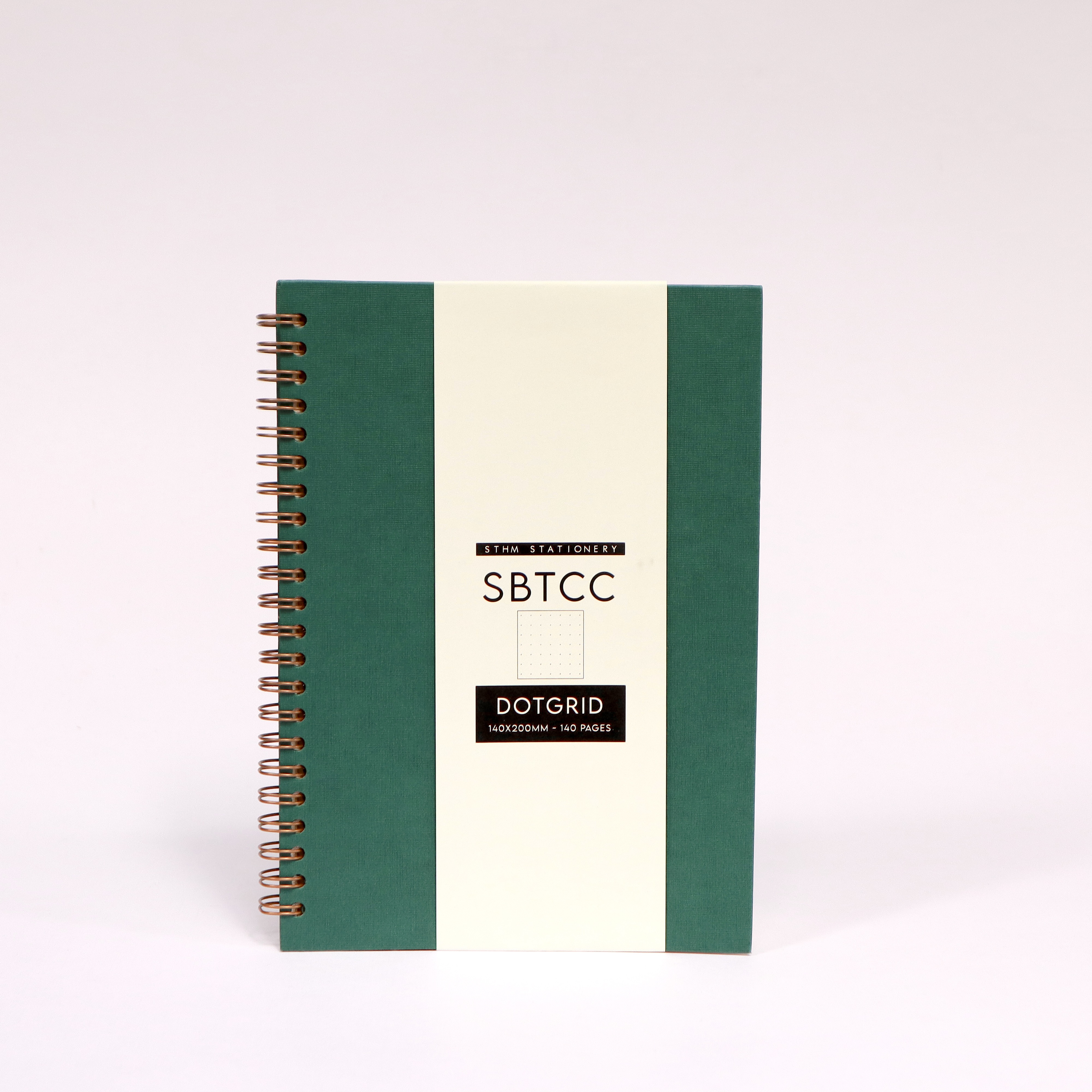 Sổ bìa trơn cao cấp A5 - Dark Green