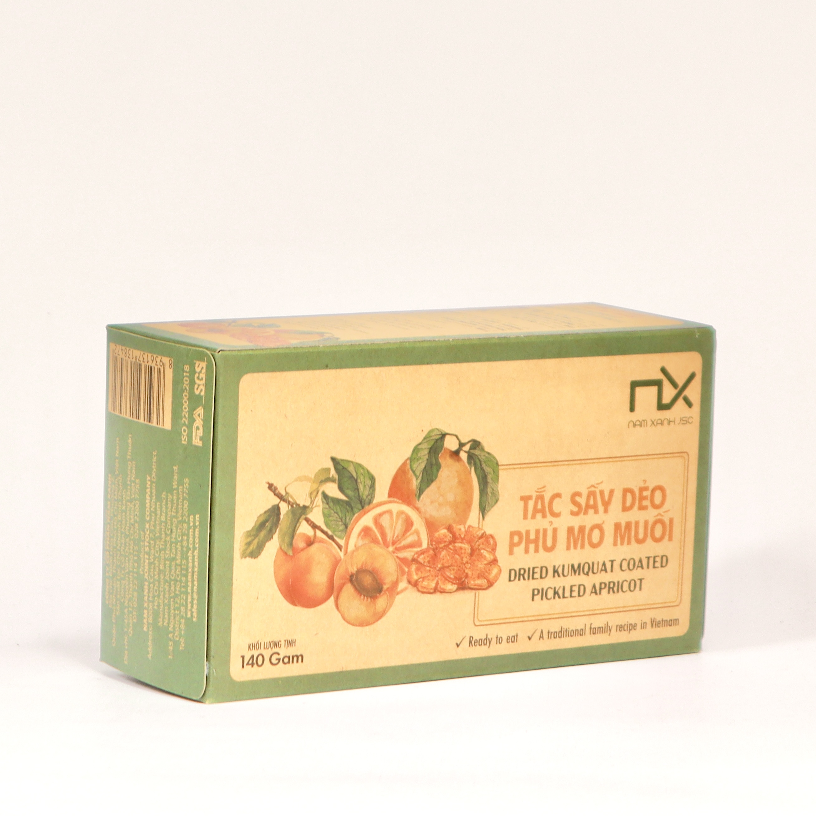 Tắc sấy dẻo mơ muối 140g (160g)