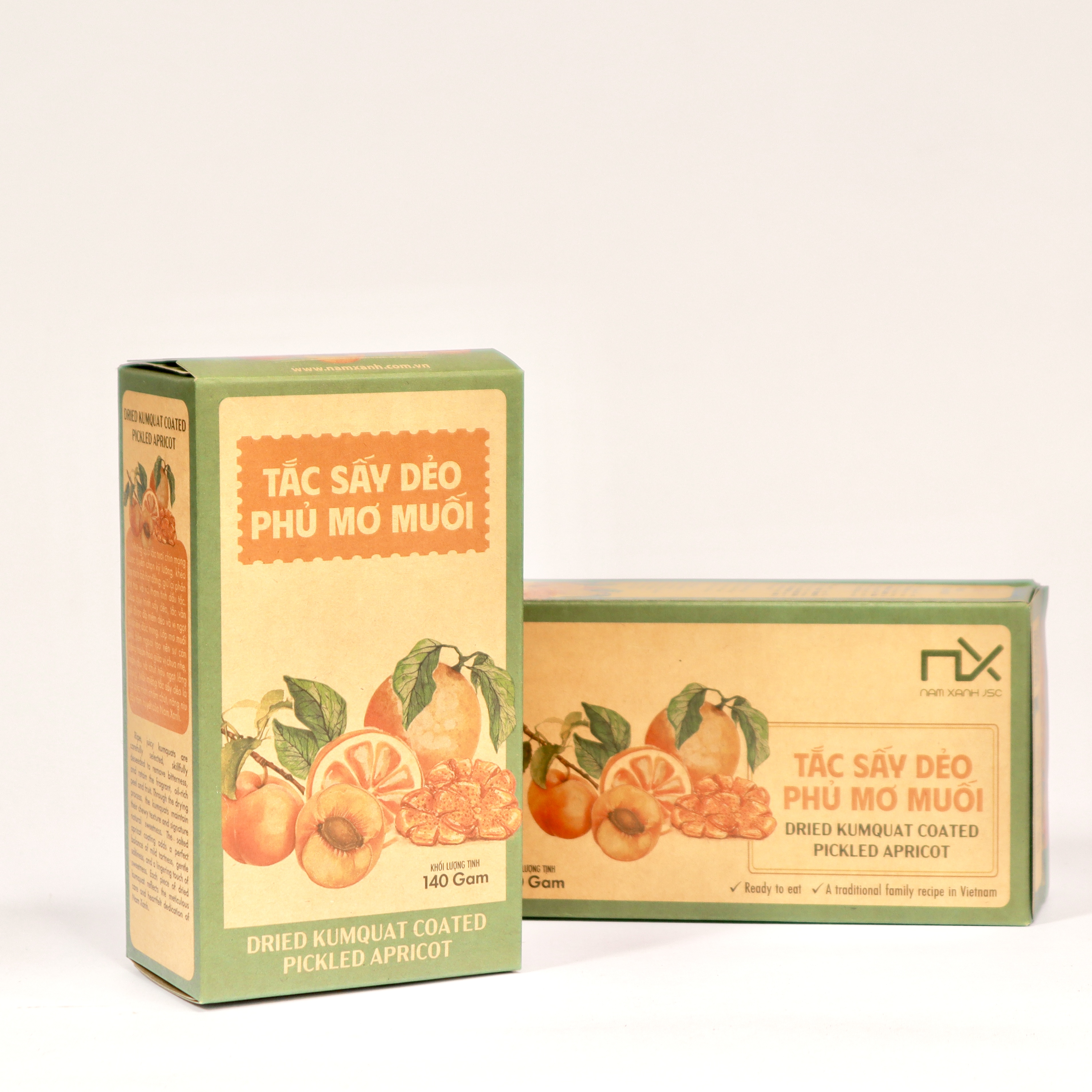 Tắc sấy dẻo mơ muối 140g (160g)