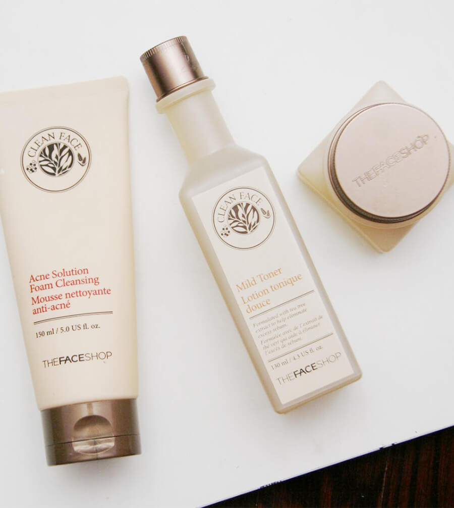 Sở hữu làn da đẹp với bộ trị mụn The Face Shop