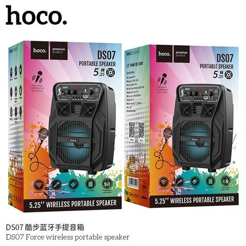 LOA BLUETOOTH HOCO DS07 + TẶNG KÈM MIC 8W