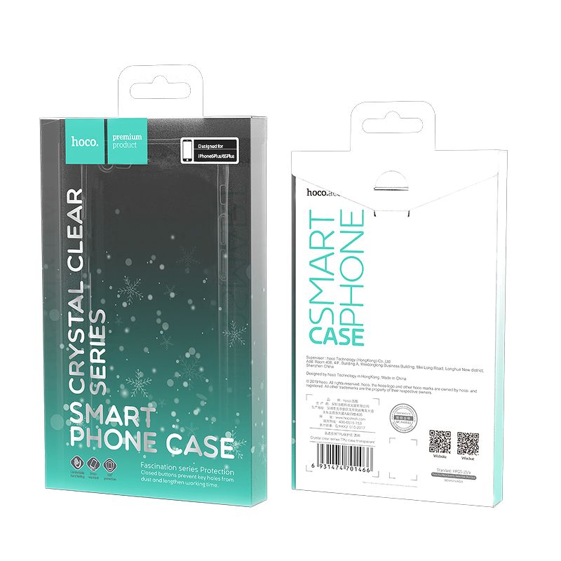 Ốp lưng Iphone HOCO Silicon Trong chính hãng ( ốp dẻo) |Ốp lưng iphone 11- iphone x- iphone 8,7,6... - Iphone xs - Trong suốt