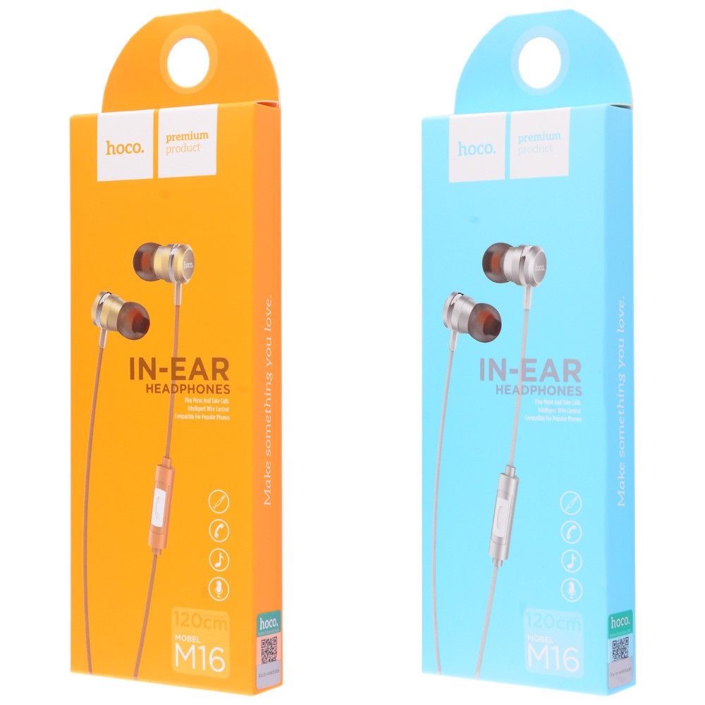 TAI NGHE HOCO M16 JACK 3.5mm DÀI 1.2M