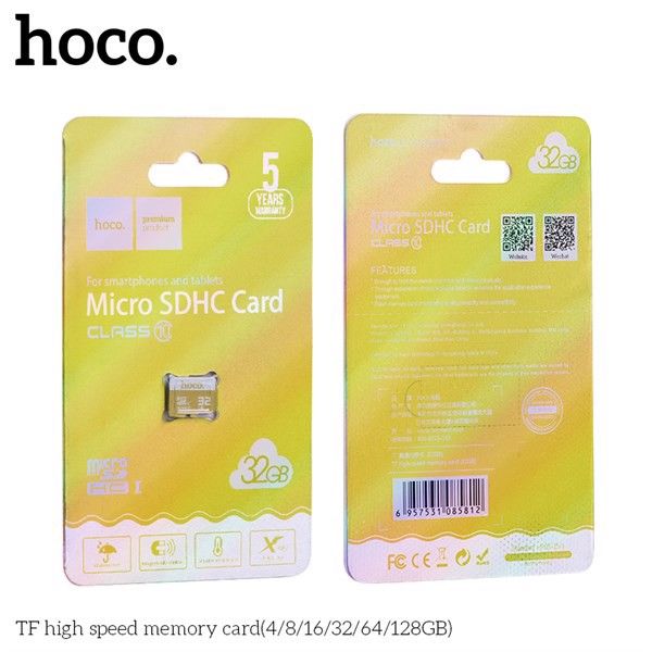 THẺ NHỚ MICRO SD CLASS 10 HOCO 32GB - ĐỦ DUNG LƯỢNG BH 5 NĂM