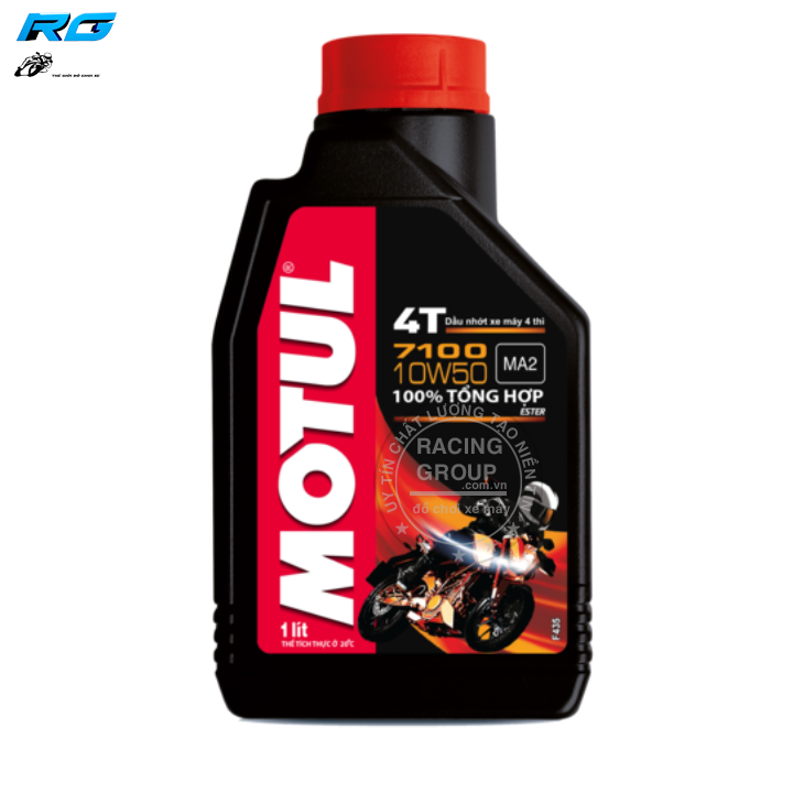 Nhớt máy Motul 7100 4T 10W50 1L - Nhớt Pháp cao cấp dành cho xe số côn tay và mô tô