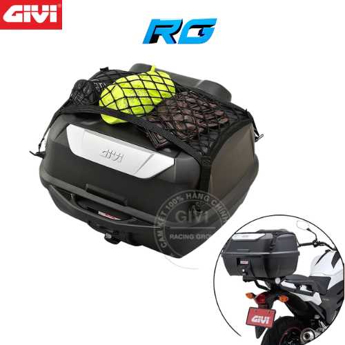 THÙNG SAU GIVI 43 LÍT E43NTL-ADV CÓ LƯỚI RÀNG ĐỒ ĐỰNG 2 NÓN BẢO HIỂM CHÍNH HÃNG BH 2 NĂM