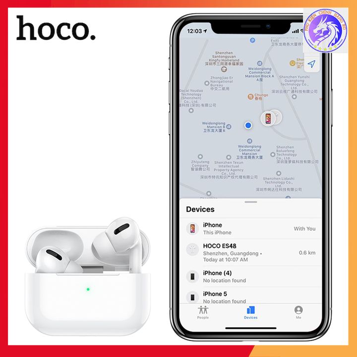 Tai Nghe Bluetooth Cảm Ứng 2 Bên TWS V5.0 Có Mic Hoco ES48 Chuyên Dùng Iphone