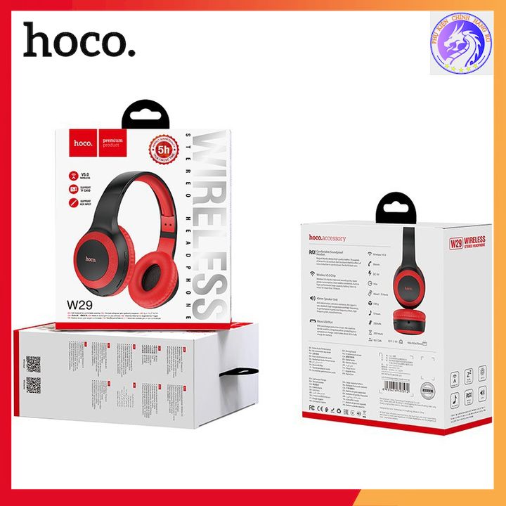 Tai Nghe Bluetooth V5.0 Có Mic Hoco W29