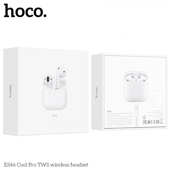 Tai Nghe Hoco ES46 True Wireless Bluetooth - Định Vị - Cảm Ứng - Đổi Tên