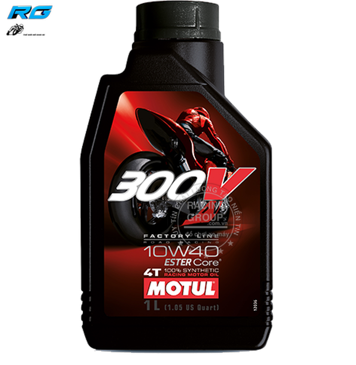 Nhớt Máy Motul 300V Factory Line Road Raicng 10W40 1L - Nhớt Chính Hãng Nhập Khẩu Pháp Cho Xe Số Tay Côn, Xe Phân Khối Lớn