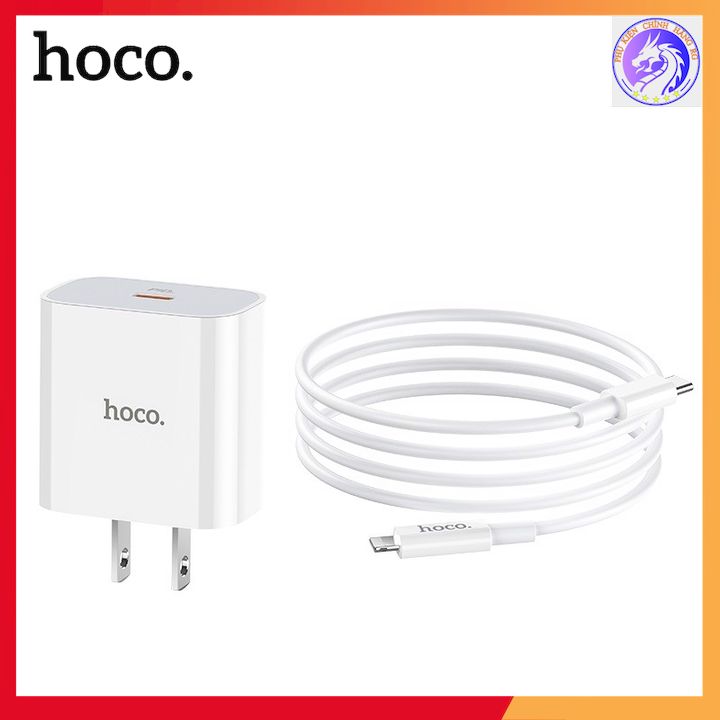 Bộ Sạc Nhanh 1 Cổng Type-C To Lightning 3.0A - PD - QC3.0 - 20W Hoco C76 - Dài 1.0M