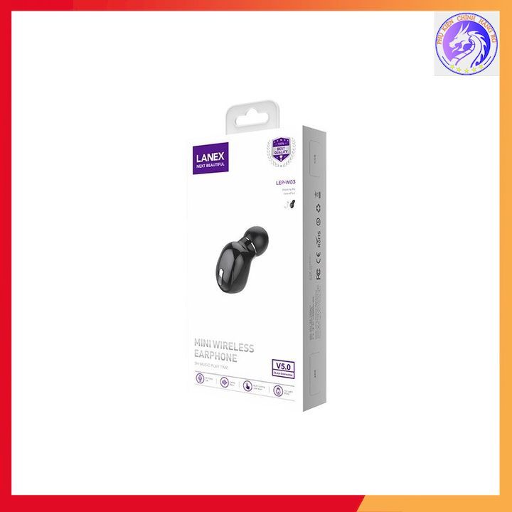 Tai nghe bluetooth 1 bên V5.0 có mic Lanex LEP - W03