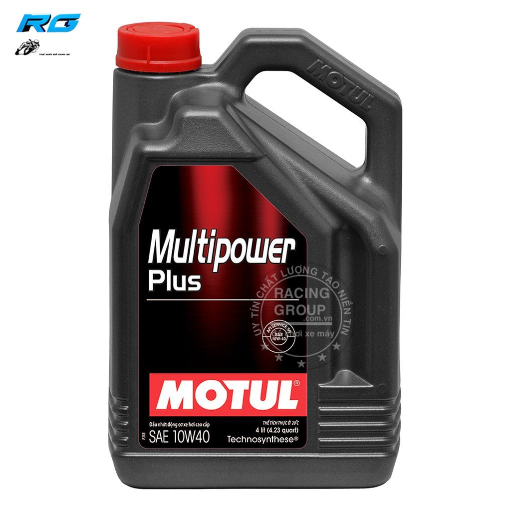 Nhớt Xe Hơi Motul Multipower Plus 10W40 Bình 4 Lít - Hàng Chính Hãng