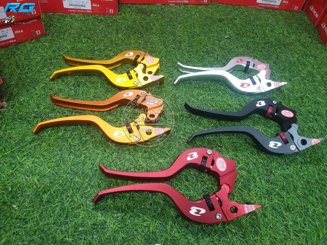 Tay thắng Racing Boy LC5S/Y15ZR E+ Cho tất cả các đời Ex155, Ex150, Ex135, Ex09 ...(1 cặp)