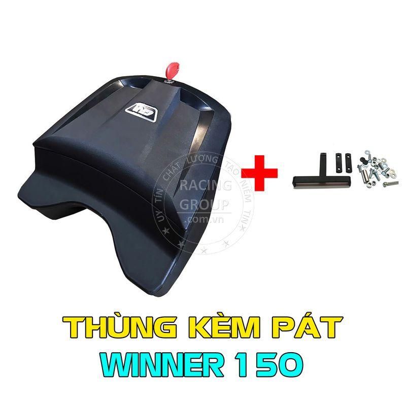 COMBO THÙNG GIỮA GIVI G12N 12L + PÁT GẮN THÙNG GIỮA CHO XE YAMAHA WINNER 150