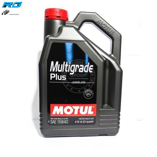 Nhớt Xe Hơi Motul Multigrade Plus 15W40 Bình 4 Lít - Hàng Chính Hãng