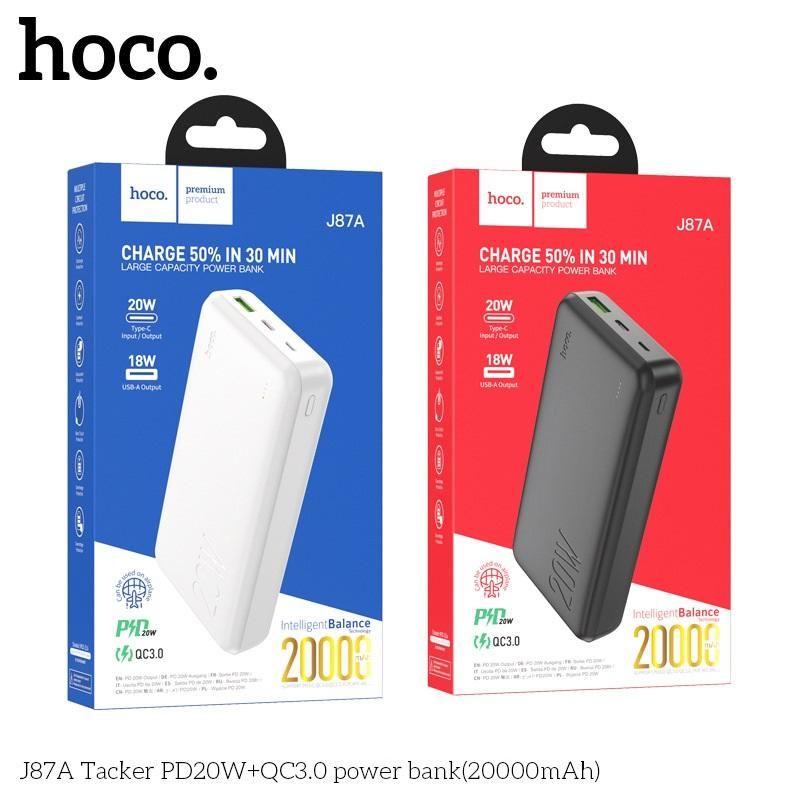 Pin Sạc dự phòng Hoco J87A 20.000mah sạc nhanh QC 3.0 và PD 20W