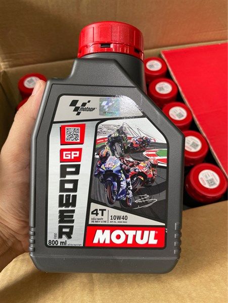 Nhớt xe máy Motul GP Power 10W40 0.8 lít dùng chung cho xe số và tay ga