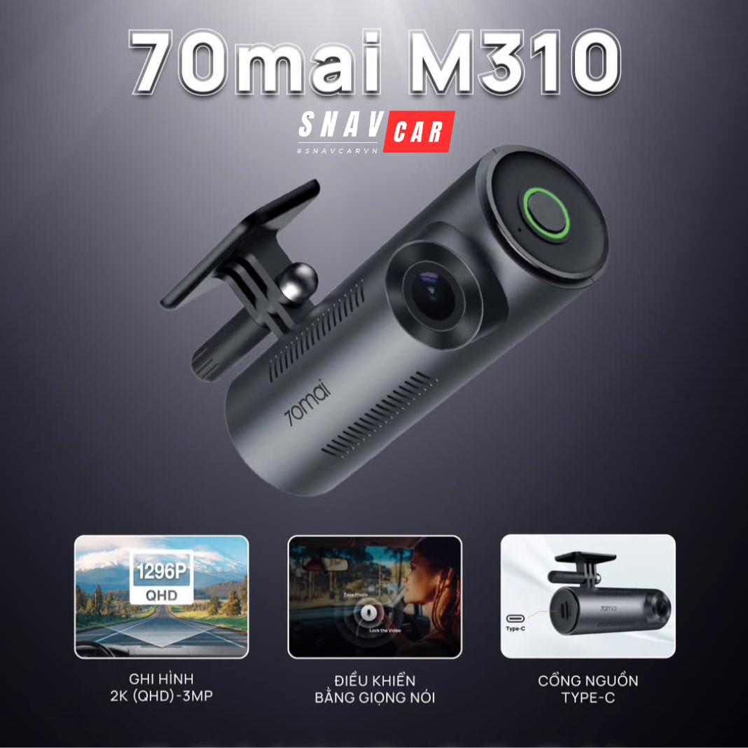 Camera Hành Trình 70mai M310 2K (Cam Trước)