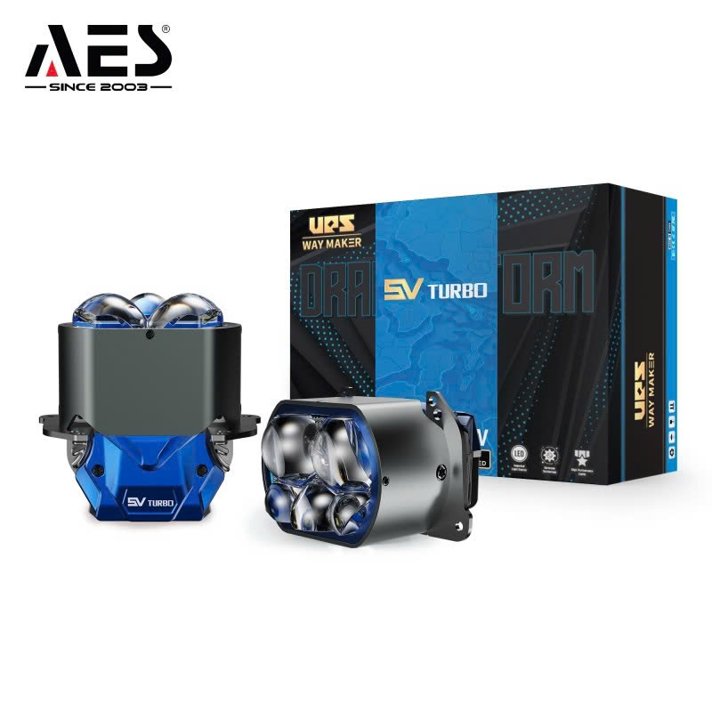 Đèn Bi Led AES SV Turbo Mắt Ếch Trợ Pha 62W/95W Chính Hãng Bảo Hành 2 Năm Giá 1 Bóng
