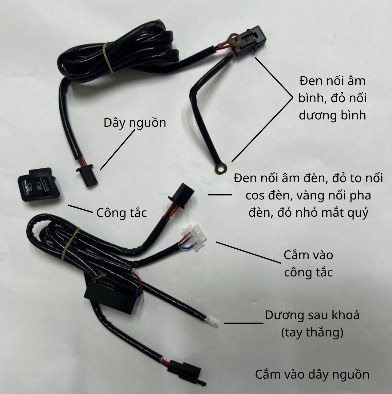 Mạch Passing Đèn Bi Led S500 Pro, S600 Pro...Chỉnh Được Tốc Độ Chớp Bấm Sẵn Mắt Quỷ - Dòng Xe Honda (Nút Passing SH)