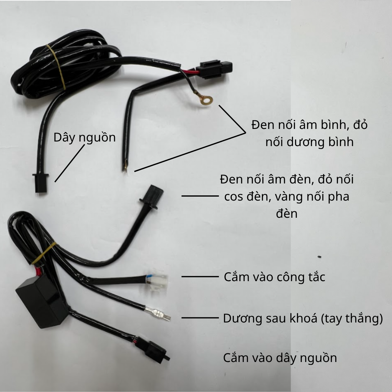 Mạch Passing Nút Đề Rời Lắp Đèn Bi Cầu, Trợ Sáng... Lắp Được Các Dòng Xe Máy, Ô Tô 12V Có Chỉnh Tốc Độ Chớp