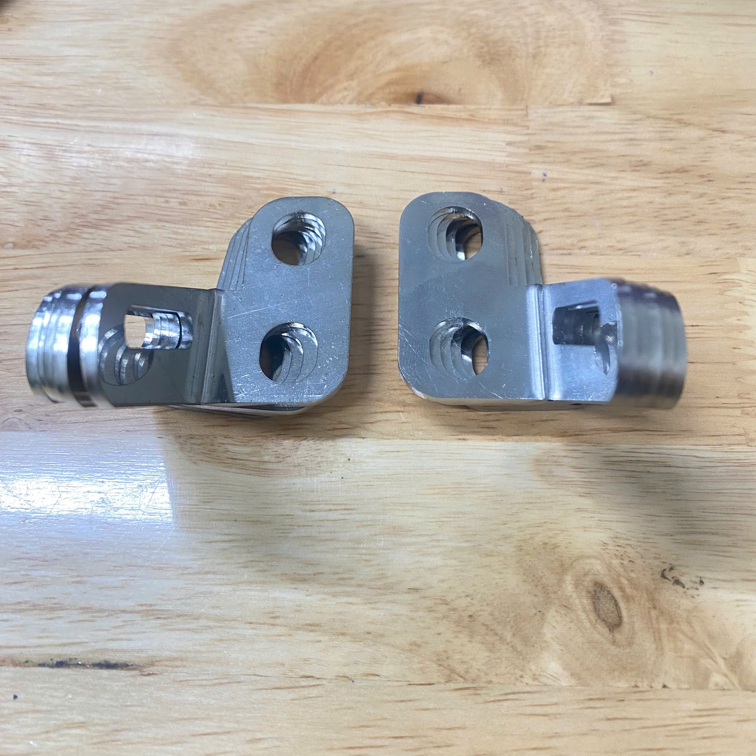 Pát Chảng Ba Gắn Đèn Trợ Sáng Bi Cầu Mini EX2 Inox 304 Dày 2mm Vị Trí Gầm Xe Ex150,155,Winner, Winnerx 1 Cặp
