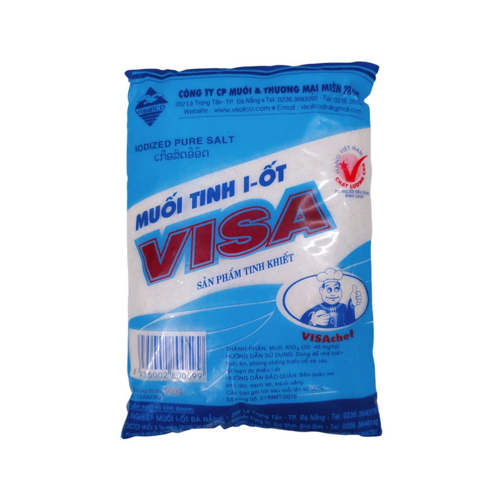 Muối tinh Iot Visa 500g