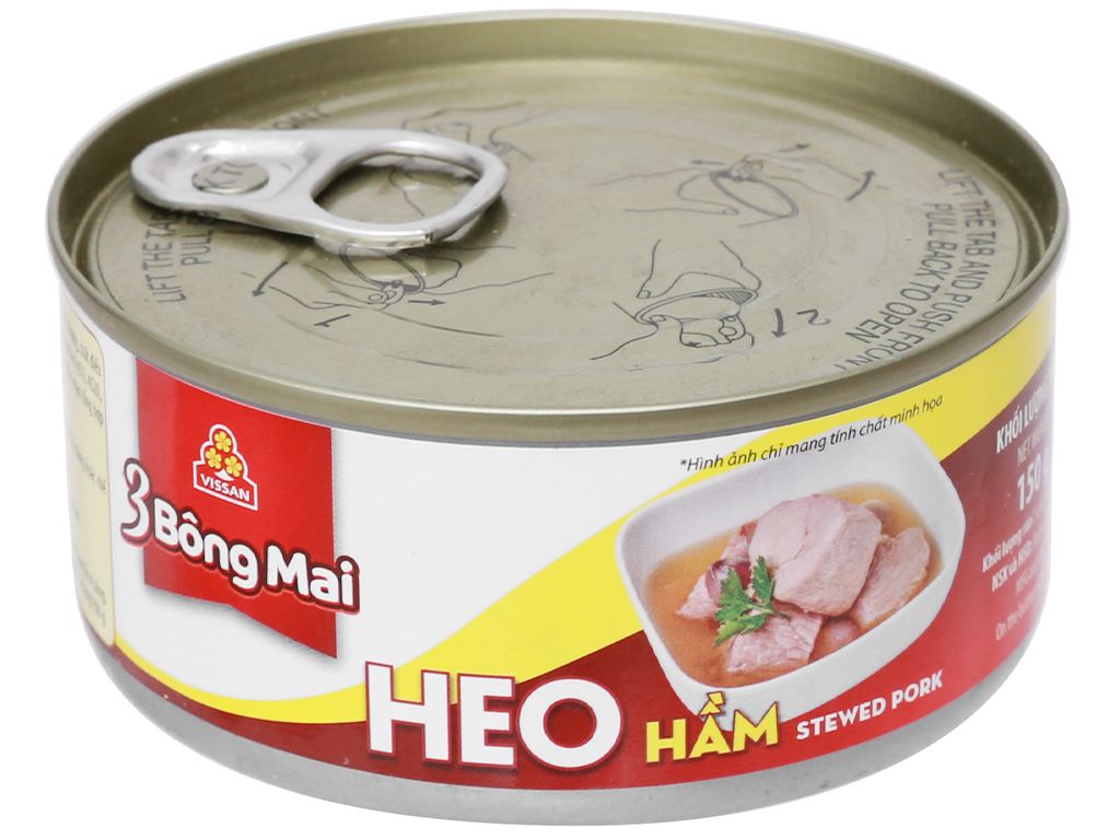 Heo hầm 3 bông mai Vissan 150g