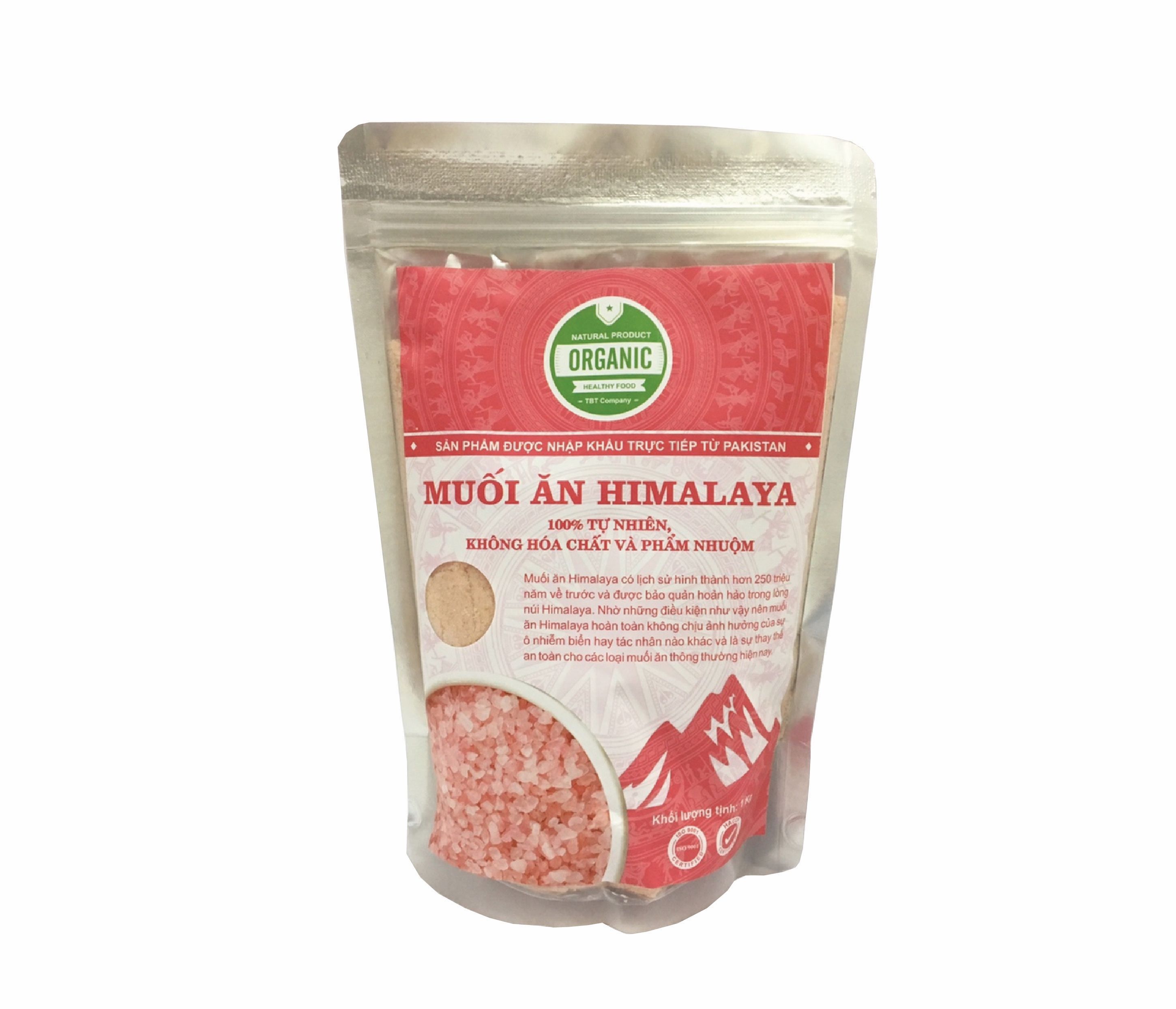 Muối ăn Himalaya mịn 1kg