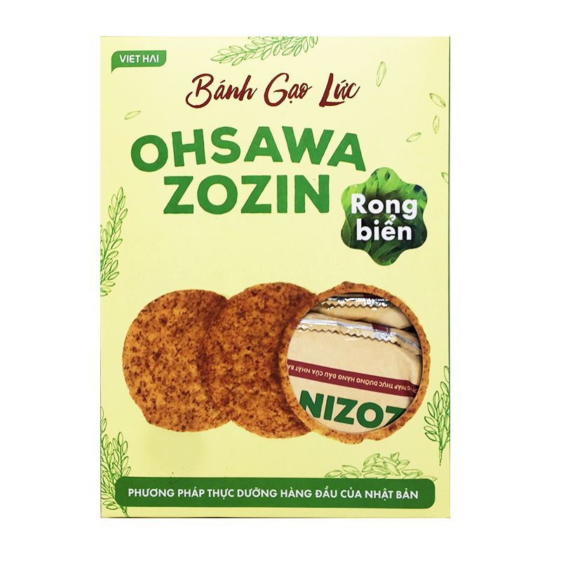 Bánh gạo lứt rong biển Zozin 125g