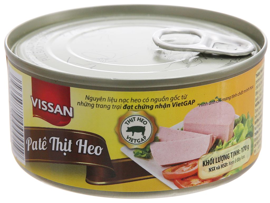 Pate thịt heo Vissan 170g